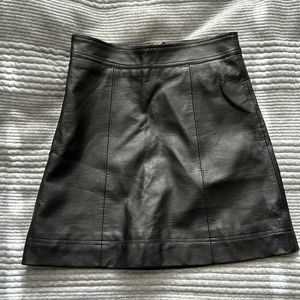 J.Crew Factory faux leather skirt